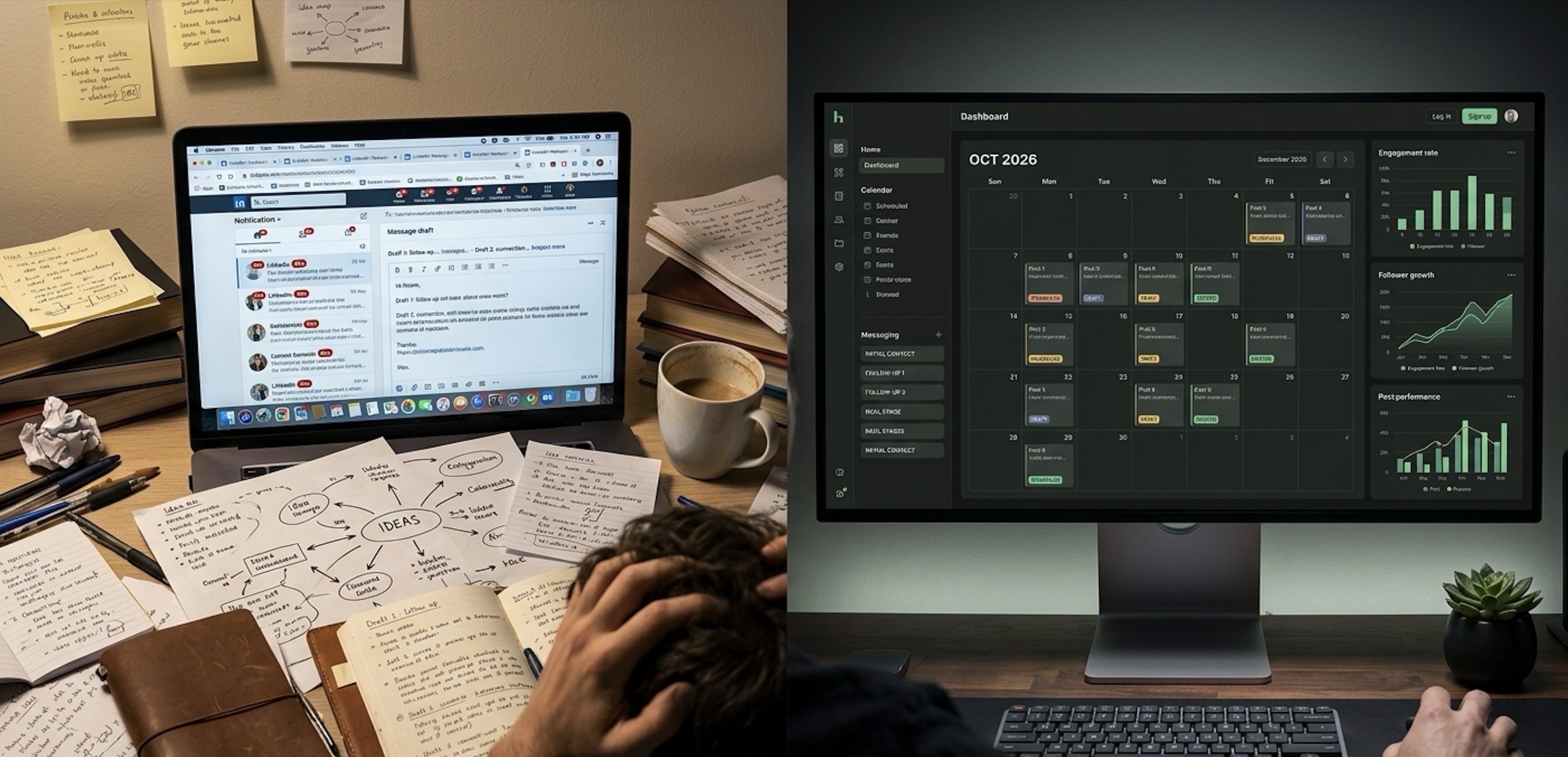 LinkedIn service — profile optimization and content management
